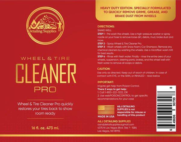 Tire & Wheel Cleaner Pro | 16oz